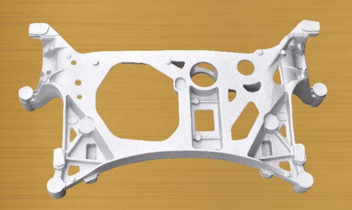 汽车轻量化铝合金低压铸造副车架